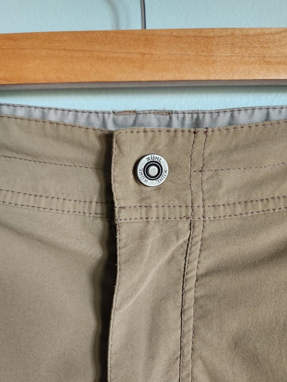Kuhl Mens 36x30 Renegade Afire Chino Pants Charcoal Tan 5158 Nylon Stretch - Picture 5 of 13